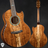 Kevin Ryan Signature Series Paradiso Grand Concert Acoustic Guitar with Spalted Koa
