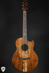 Kevin Ryan Signature Series Paradiso Grand Concert Acoustic Guitar with Spalted Koa