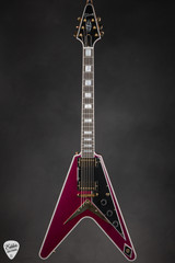 Gibson Custom Shop Made 2 Measure Flying V Custom Gloss Pink Sparkle Electric Guitar