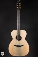 McNally OM Custom Acoustic Guitar with Bearclaw Blue Sitka Spruce & African Blackwood