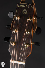 McNally OM Custom Acoustic Guitar with Bearclaw Blue Sitka Spruce & African Blackwood