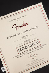 2025 Fender Mod Shop Electric Guitar Stratocaster Butterscotch Blonde