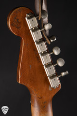 Fender Custom Shop Master Built 1963 Stratocaster Ultra Relic Electric Guitar in Faded Sonic Blue