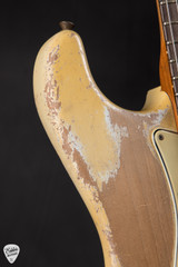 Fender Custom Shop Master Built 1963 Stratocaster Ultra Relic Electric Guitar in Faded Sonic Blue