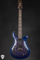 2021 Paul Reed Smith Electric Guitar Eddie’s Guitars Wood Library Special Semi Hollow Brazilian Violet Blue Burst