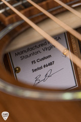 Huss & Dalton FS Custom Acoustic Guitar Sinker Redwood & Figured Black Walnut