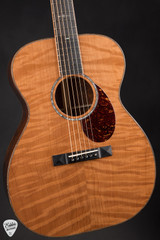 Huss & Dalton OM Custom Acoustic Guitar with Curly Redwood & Cocobolo