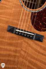 Huss & Dalton OM Custom Acoustic Guitar with Curly Redwood & Cocobolo