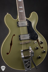 Collings I-35 LC Aged Bigsby/ThroBak Electric Guitar in Olive Drab