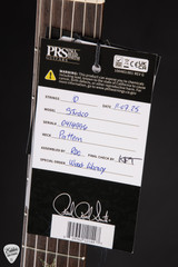 Paul Reed Smith Electric Guitar Eddie’s Guitars Wood Library Studio Swamp Ash and Brazilian Aquableux