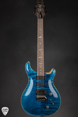 Paul Reed Smith Electric Guitar Eddie’s Guitars Wood Library Studio Swamp Ash and Brazilian Blue Matteo