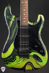 Nash S81 Electric Guitar Custom Paint Over Paint Swirl