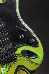 Nash S81 Electric Guitar Custom Paint Over Paint Swirl