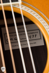 Santa Cruz OM Grand Acoustic Guitar with Moon Spruce & Indian Rosewood