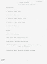 1987 - Paul Reed Smith Bass 4 - Pearl White