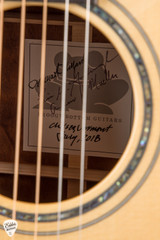 2018 – Froggy Bottom Model K Deluxe Acoustic Guitar with 1876 German Spruce & The Tree Mahogany