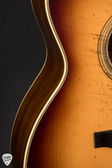 Atkin OM37 Heavy Aged – Baked Adirondack Spruce & Indian Rosewood Acoustic Guitar with Shade Top