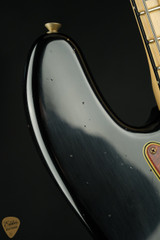 Fender Custom Shop 66 Jazz Bass Journeyman Relic - Aged Black