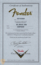 Fender Custom Shop 66 Jazz Bass Journeyman Relic - Aged Black