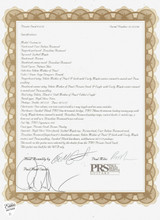 PRS Private Stock Spec Sheet