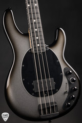 Ernie Ball Music Man DarkRay Bass Guitar in Silverburst