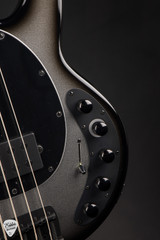 Ernie Ball Music Man DarkRay Bass Guitar in Silverburst