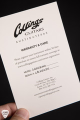 Collings Certificate of Authenticity