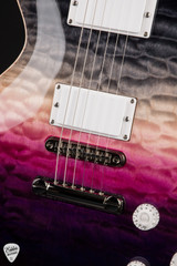 Tom Anderson Bobcat Cosmic Purple Double Wipeout Electric Guitar