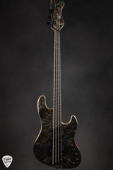 2024 Mayones Jabba Custom VF Transparent Black Gloss Bass Guitar