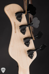 2024 Mayones Jabba Custom VF Transparent Black Gloss Bass Guitar