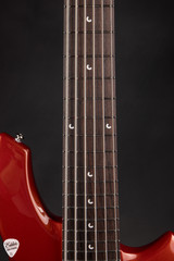 Ernie Ball Music Man Bongo 6 HH Bass Guitar in Blood Orange