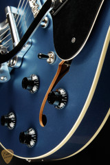 2024 - Collings I-35 LC Deluxe Custom Inlay/ThroBaks/Bigsby - Pelham Blue (Pre-Owned) #232109