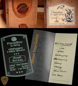 Sale Pending-2024 - Kevin Ryan Paradiso Grand Concert 10 String - Sitka Spruce & Figured Mahogany