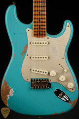 Fender Custom Shop Limited Edition 1958 Heavy Relic Stratocaster - Super Faded Aged Taos Turquoise
