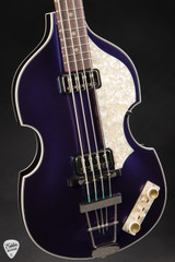 2017 – Hofner ‘62 Custom Shop Gold Label 500/1 Bass Guitar in Deep Purple Metallic