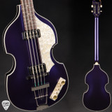 2017 – Hofner ‘62 Custom Shop Gold Label 500/1 Bass Guitar in Deep Purple Metallic