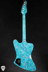 Kauer Banshee Electric Guitar in Taos Turquoise Splatter/NAMM Instrument
