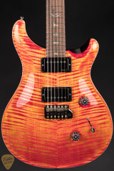 Paul Reed Smith Eddie’s Guitars Wood Library Custom 24 Brazilian FB/Rosewood Neck – Blood Orange Electric Guitar