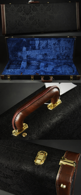 Paul Reed Smith Eddie’s Guitars Wood Library Custom 24 Semi-Hollow Korina/Ziricote Blood Orange Smokeburst Electric Guitar