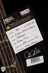 Paul Reed Smith Eddie's Guitars Wood Library Custom 24 Semi-Hollow Korina/Ziricote Aquableux Purple Burst electric guitar