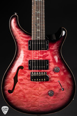 Paul Reed Smith Eddie’s Guitars Wood Library Custom 24 Semi-Hollow Korina/Ziricote – Bonnie Pink Smokeburst electric guitar