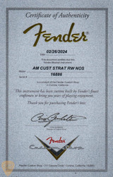 Fender Custom Shop American Custom Stratocaster - Aged Amber Natural