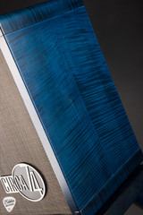 Taylor Custom #41 C17e Grand Pacific Living Jewels & Matching Circa 74 Acoustic Guitar and Amp in Aqua Blue
