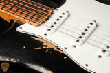Fender Custom Shop Eddie's Guitars Exclusive Dealer Select Roasted 1963 Stratocaster Heavy Relic - Black
