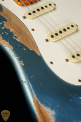 2024 - Fender Custom Shop Limited Edition Red Hot Stratocaster Super Heavy Relic - Super Faded Aged Lake Placid Blue