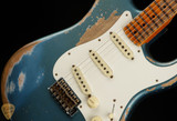 2024 - Fender Custom Shop Limited Edition Red Hot Stratocaster Super Heavy Relic - Super Faded Aged Lake Placid Blue