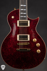 ESP USA Eclipse Electric Guitar in Red Rose Marble