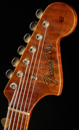 Fender Custom Shop Eddie's Guitars Exclusive Heavy Relic® Bass VI - Chartreuse Sparkle