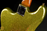 Fender Custom Shop Eddie's Guitars Exclusive Heavy Relic® Bass VI - Chartreuse Sparkle