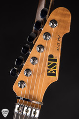 ESP USA M-II FR Electric Guitar in Gold Splatter